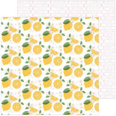 Some Days - PinkFresh - Double-Sided Cardstock 12"X12" - Make Lemonade