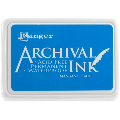 Ranger Archival Ink Pad #0 -  Manganese Blue