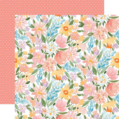My Favorite Spring - Echo Park - Double-Sided Cardstock 12"X12" - May Flowers