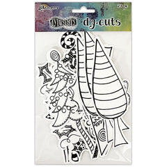 Dyan Reaveley - Dylusions Christmas Dy-Cuts 24/Pkg - Me Trees