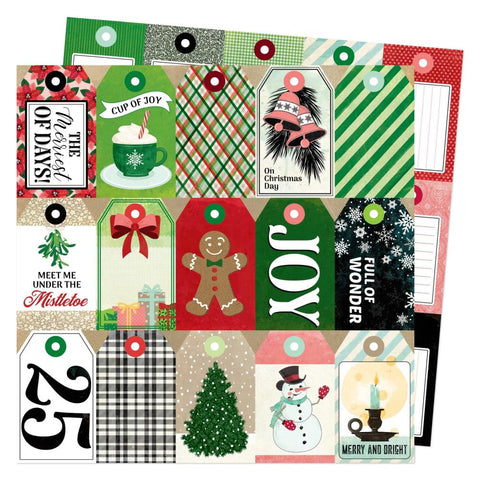 Evergreen & Holly  - Vicki Boutin - Double-Sided Cardstock 12"X12" - Merriest Days