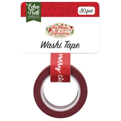 The Magic Of Christmas - Echo Park - Washi Tape 30' - Merry Christmas Script