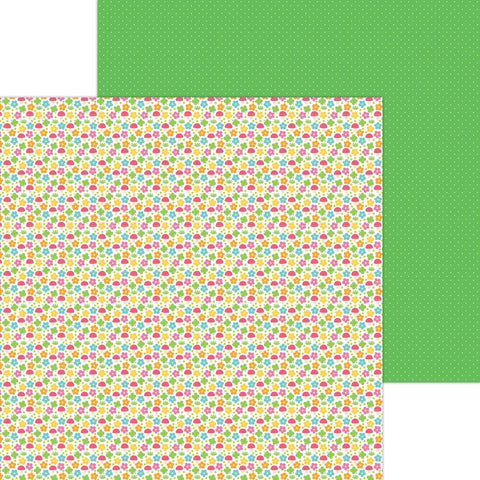 Over the Rainbow - Doodlebug - Double-Sided Cardstock 12"X12" -  Mini Meadow