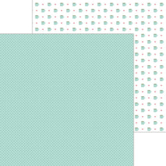 My Happy Place - Doodlebug - Double-Sided Cardstock 12"X12" - Mint To Be