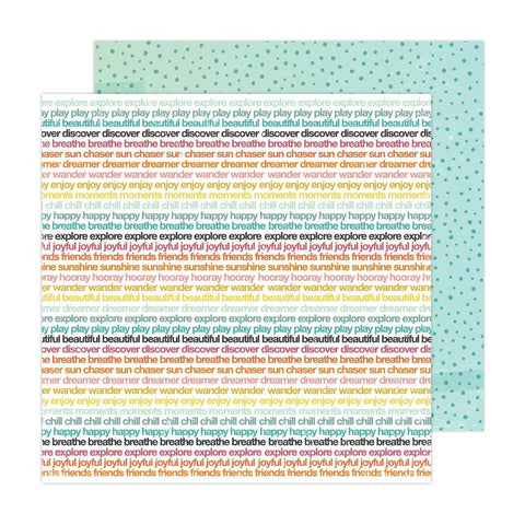 Sun Chaser - Heidi Swapp - Double-Sided Cardstock 12"X12" - Moments