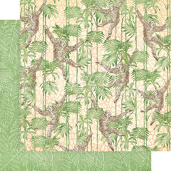 Wild & Free - Graphic45 - Double-Sided Cardstock 12"X12" - Monkey Trouble