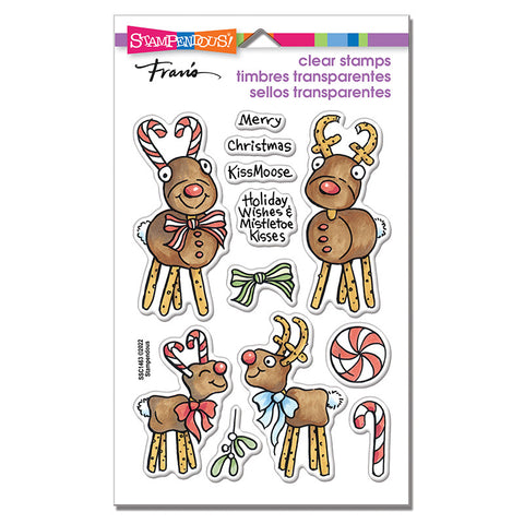 Stampendous - Clear Stamp - Moose Mallows (4"x6") (6010)