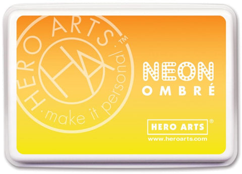 Hero Arts - Ombre Ink Pad - Neon Yellow To Orange