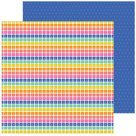 Pebbles - Live Life Happy - Double-Sided Cardstock 12"X12" - Oh Happy Day