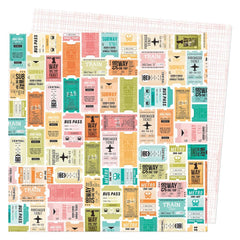 Where To Next? - Vicki Boutin - Double-Sided Cardstock 12"X12" -  One Way Ticket