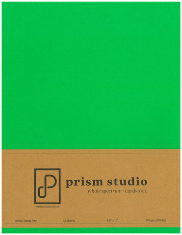 Prism Studio - Whole Spectrum Heavyweight Cardstock 8.5"x11" (10 Sheets)  - Opuntia