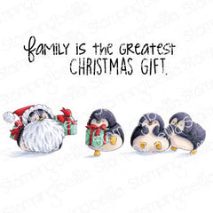 Stamping Bella - Cling Stamps - Penguin Family