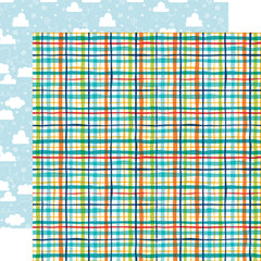 Pets - Echo Park - Double-Sided Cardstock 12"X12" - Pet Plaid