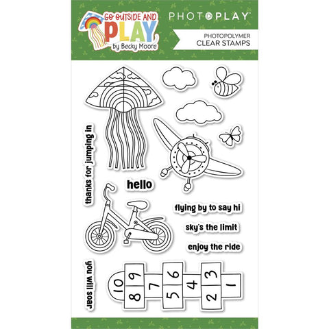 Go Outside And Play  - PhotoPlay - Photopolymer Clear Stamps
