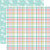 All About A Girl - Echo Park - Double-Sided Cardstock 12"X12" - Playful Plaid