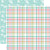 All About A Girl - Echo Park - Double-Sided Cardstock 12"X12" - Playful Plaid