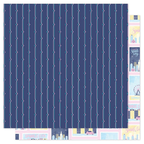 Sparkle City - Shimelle - 12"x12" Double-sided Cardstock - Postcards Home