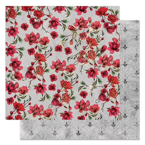 Magnolia Rouge - Prima Marketing - Double-Sided Cardstock 12"X12" - Pretty Tiles