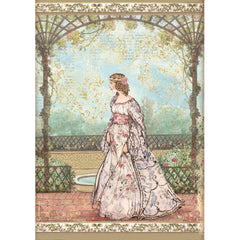 Sleeping Beauty - Stamperia - Rice Paper Sheet A4 - Princess (4571)