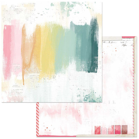 Spectrum Sherbet - 49 & Market - 12" x 12" Double-sided Heavy Weight Cardstock - Painted Foundations (Prism)