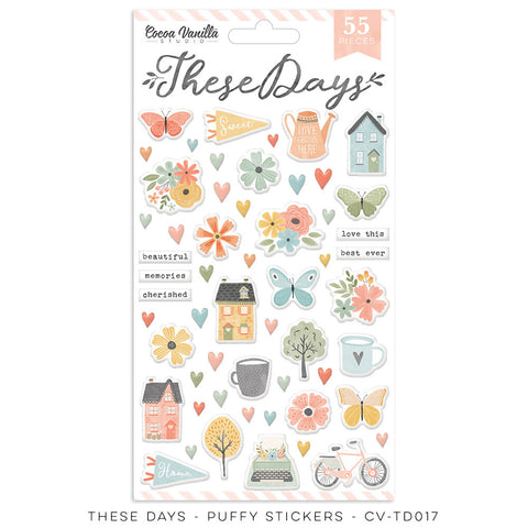 These Days - Cocoa Vanilla - Puffy Stickers