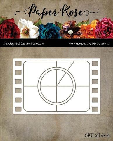 Paper Rose - Die - Retro Film Frame Countdown