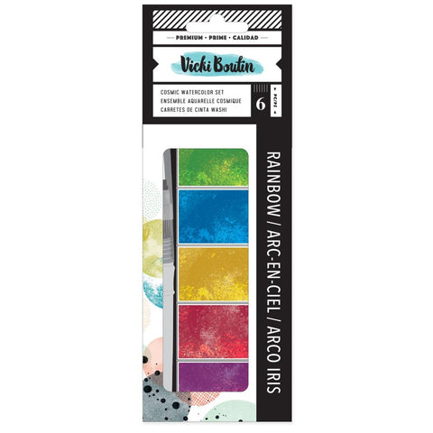 Print Shop - Vicki Boutin - Cosmic Watercolor Set - Rainbow (6824)