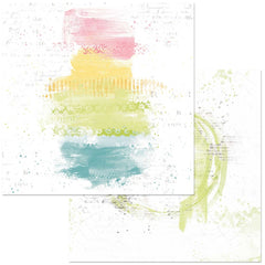 Spectrum Sherbet - 49 & Market - 12" x 12" Double-sided Heavy Weight Cardstock - Painted Foundations (Rainbow)