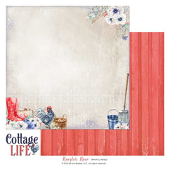 Cottage Life - 49 & Market - 12"X12" Patterned Paper - Rooster Row