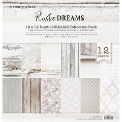Rustic Dreams - Memory Place - Asuka Studio - Collection Pack 12"X12"