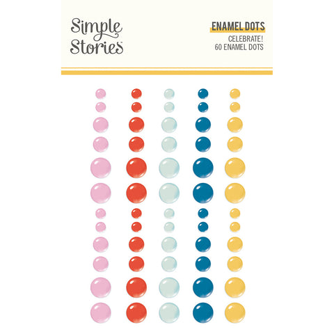 Celebrate! - Simple Stories - Enamel Dots