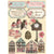 Sweet Winter - Stamperia - A5 Colored Wooden Shapes - Village (4750)