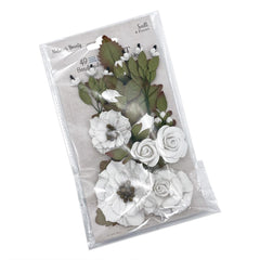 49 And Market  - Nature's Bounty Paper Flowers - Salt (8442)