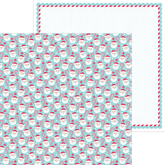 Candy Cane Lane - Doodlebug - Double-Sided Cardstock 12"X12" - Santa's Sweets
