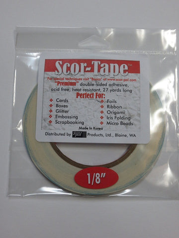 1/8" width Scor-Tape x 27 yards long (201)