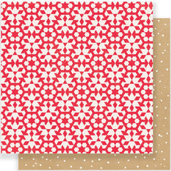 Fa La La Double-Sided Cardstock 12"X12" - Snowflakes