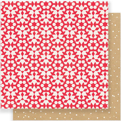 Fa La La Double-Sided Cardstock 12"X12" - Snowflakes