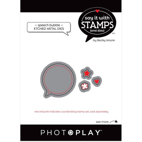 Say It With Stamps - PhotoPlay - Die Set - Speech Bubbles