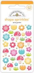 Over the Rainbow - Doodlebug - Sprinkles Adhesive Enamel Shape - Spring Garden
