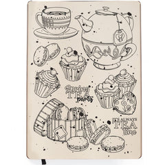 Sparrow Hill - Ciao Bella - 6"x8"Clear Stamp - Spring Tea Party