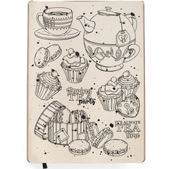 Sparrow Hill - Ciao Bella - 6"x8"Clear Stamp - Spring Tea Party