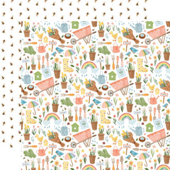 My Favorite Spring - Echo Park - Double-Sided Cardstock 12"X12" - 4"X4" Journaling Cards