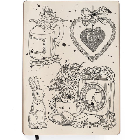 Sparrow Hill - Ciao Bella - 6"x8"Clear Stamp - Spring Time