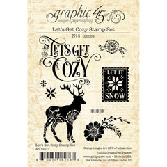 Let's Get Cozy - Graphic 45 - Stamp Set