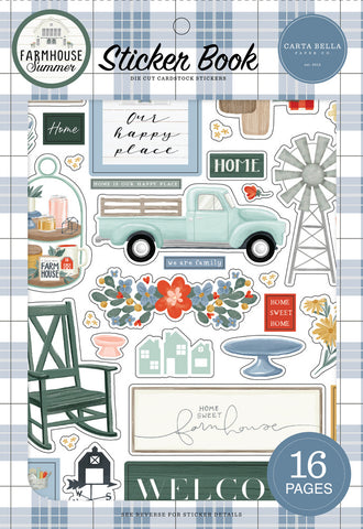 Farmhouse Summer - Carta Bella - Sticker Book