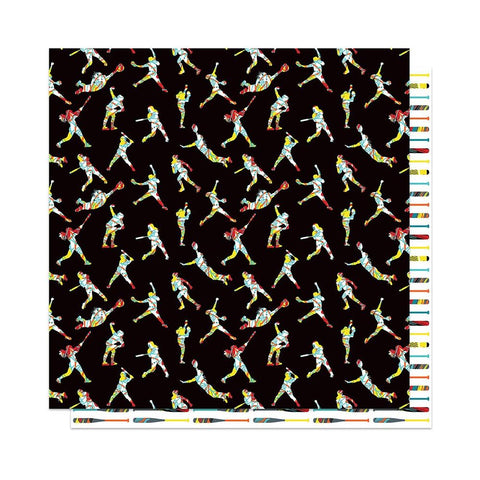 MVP Softball - PhotoPlay/ColorPlay - Double-Sided Cardstock 12"X12" - Strike Out