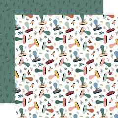 Let's Create - Echo Park - Double-Sided Cardstock 12"X12" - Stunning Stamps