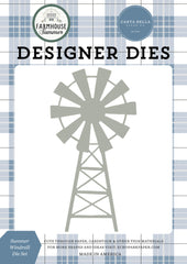 Farmhouse Summer - Carta Bella - Die Set - Summer Windmill