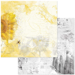Vintage Artistry Countryside - 49 & Market - Double-Sided Cardstock 12"X12" - Sunny Days