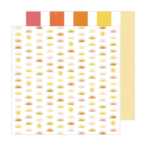 Sun Chaser - Heidi Swapp - Double-Sided Cardstock 12"X12" - Sunshine